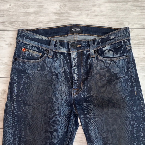 Hudson Nico Midrise Super Skinny Jeans Size 27 - Picture 2 of 6
